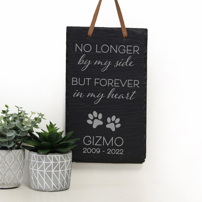 Personalized Pet Memorial Slate Garden Sign