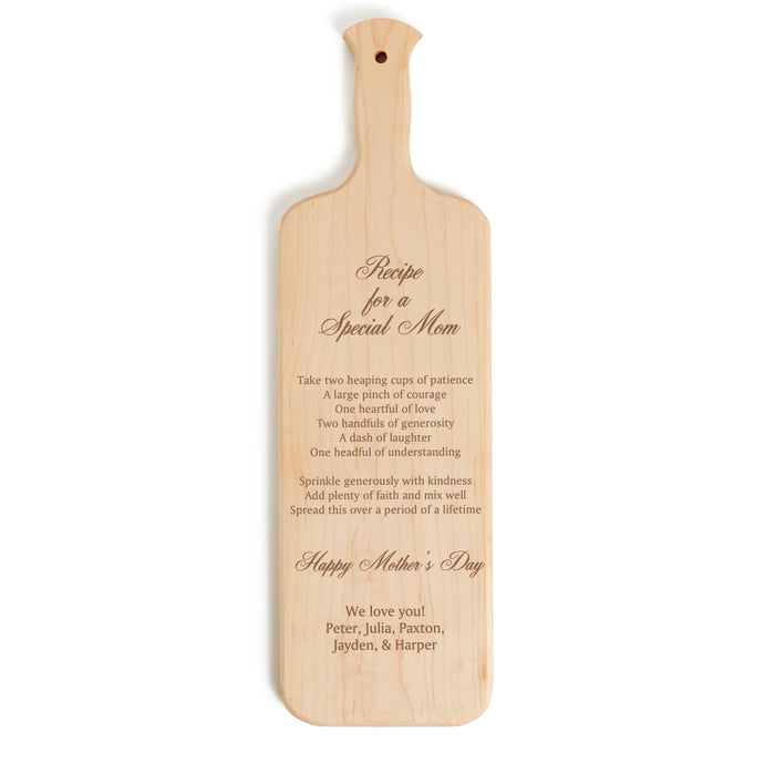 Love You Mom Personalized Cutting Board
