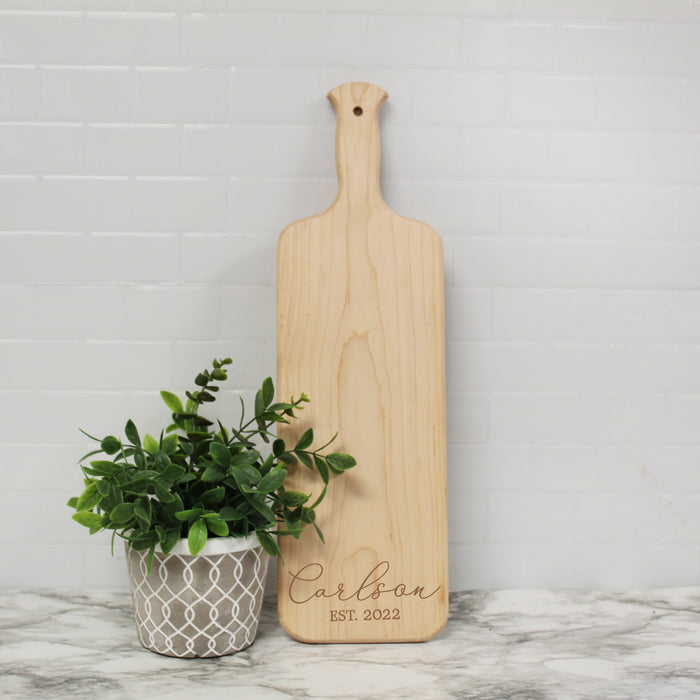 Personalized Butter Board Paddle with Script Name