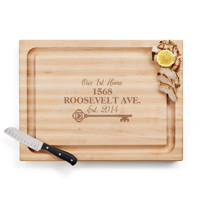 Personalized Our 1st Home Cutting Board