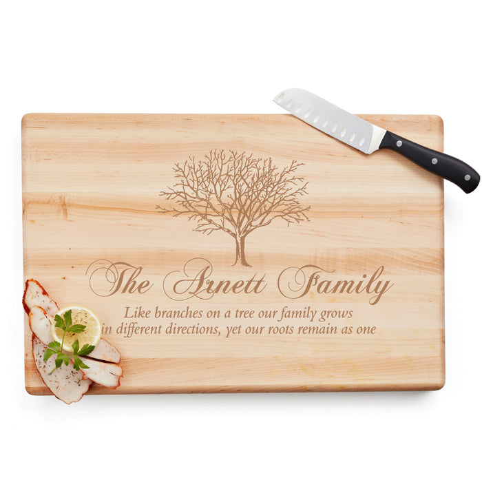 Personalized Family Recipe Cutting Board with Handle – iCustomLabel