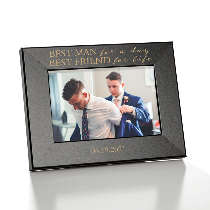 Wedding gift for best man. Best man for a day Best Friend for life.