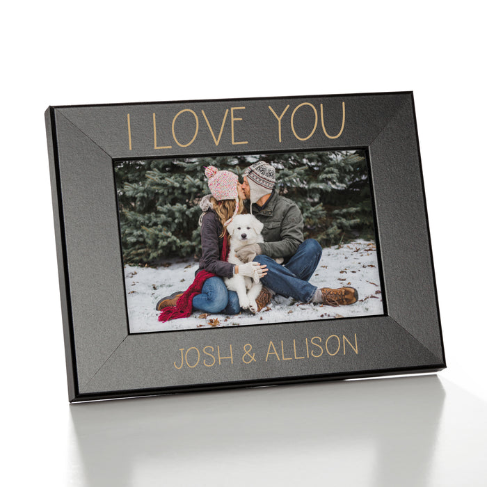 Personalized I Love You Picture Frame