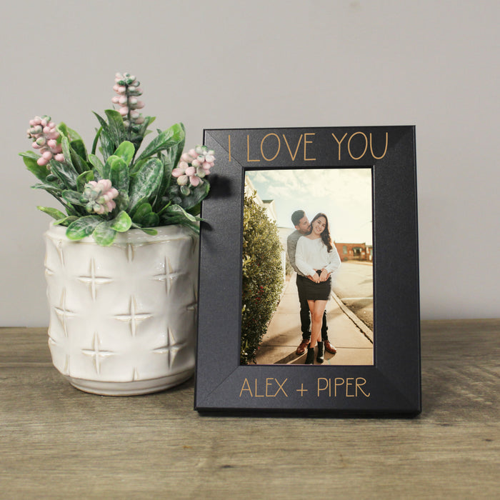 Personalized "I Love You" Picture Frame