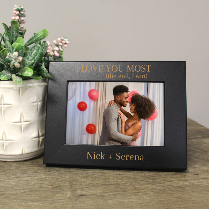 Personalized "I Love You Most" Picture Frame