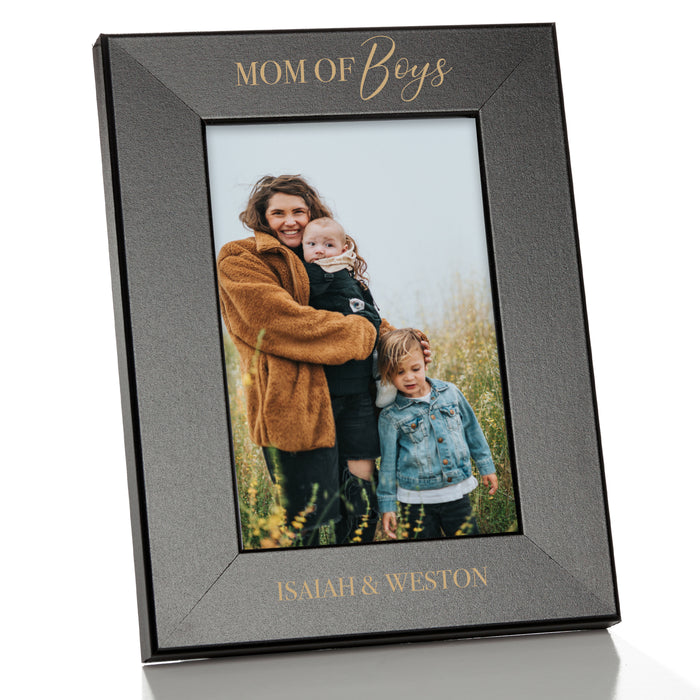 Personalized Mom of Boys Picture Frame