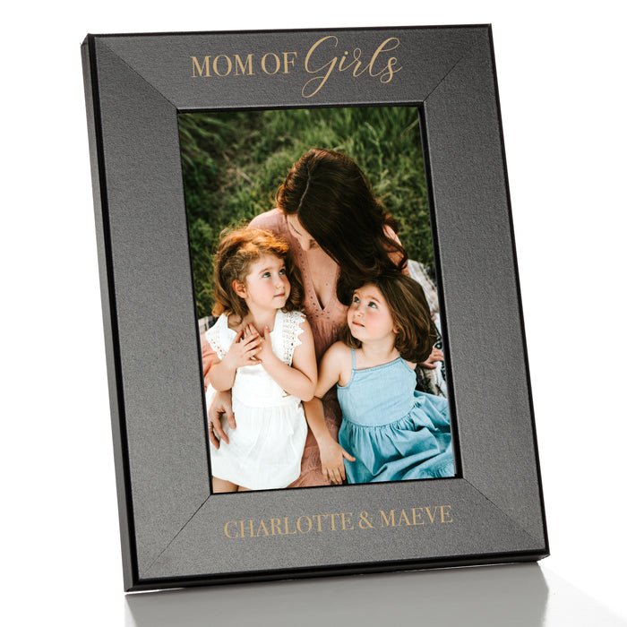 Personalized Mom of Girls Picture Frame