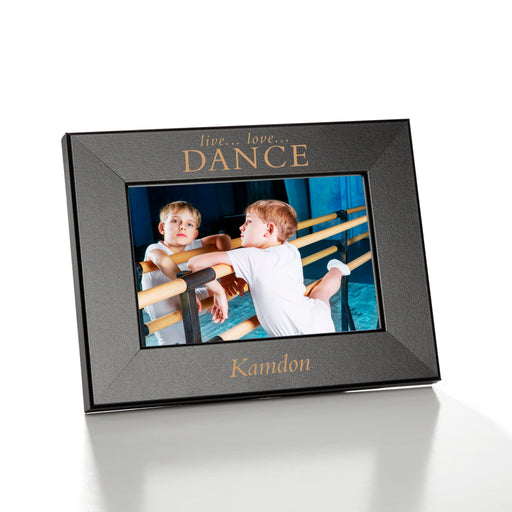 Personalized dance child picture frame.