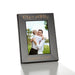 Personalized engaged picture frame gift. Featuring two rings and the words ENgayGED. Personalzied with the couples names.