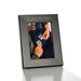 Personalized vertical sonogram picture frame keepsake. The frame reads Love at first sight and is personalized with a name and due date.