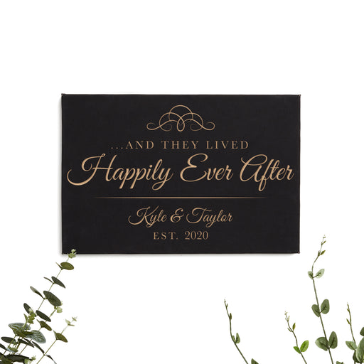 Personalized wedding guest welcome sign