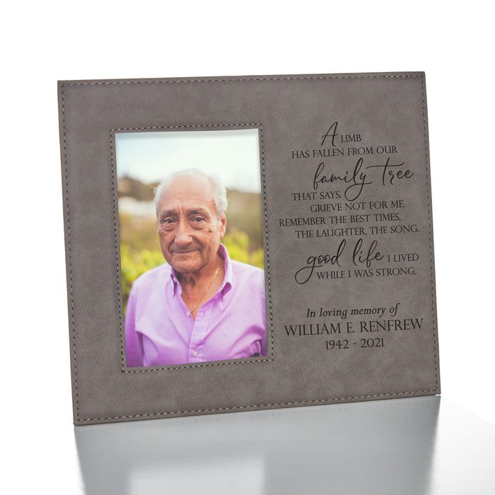 Personalized "A Limb Has Fallen From Our Family Tree" Picture Frame