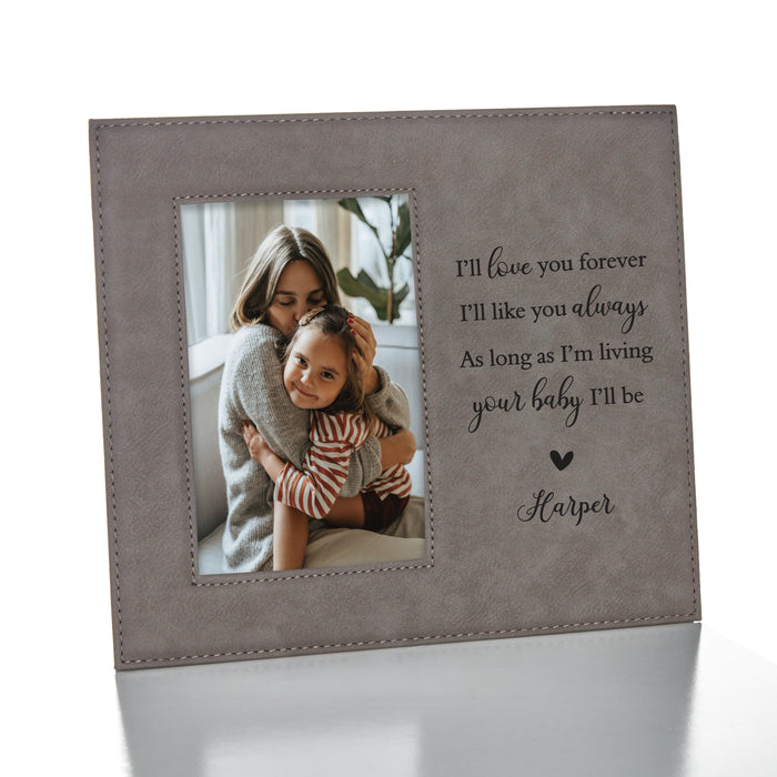 Personalized "...Your Baby I'll Be" Picture Frame for Mom