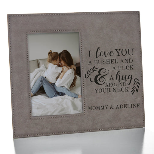 Grey Bushel and Peck Picture Frame