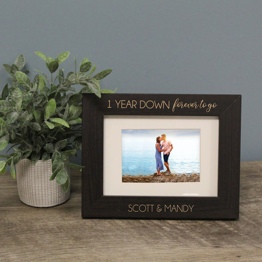 Anniversary picture frame