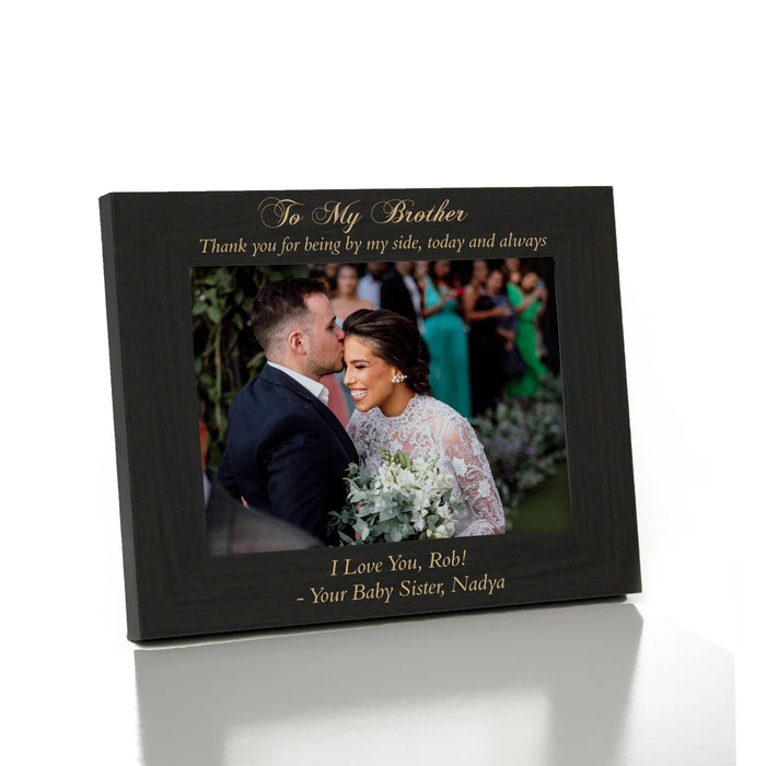 Personalized Brother Wedding Picture Frame