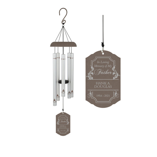 Personalized Father Wind chime