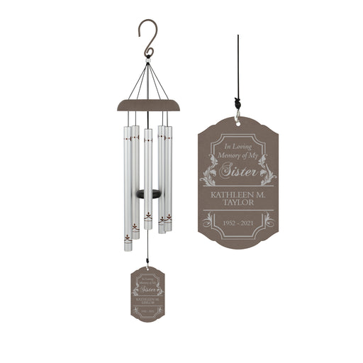 Personalized Sister Memorial Wind Chime
