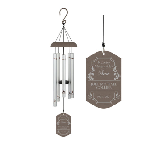 Personalized Son Memorial Wind Chime