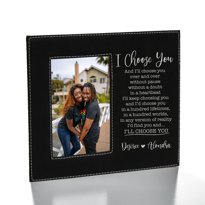 Personalized LGBTQ Couple Picture Frame