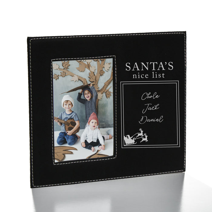 Personalized Santa's Nice List Picture Frame
