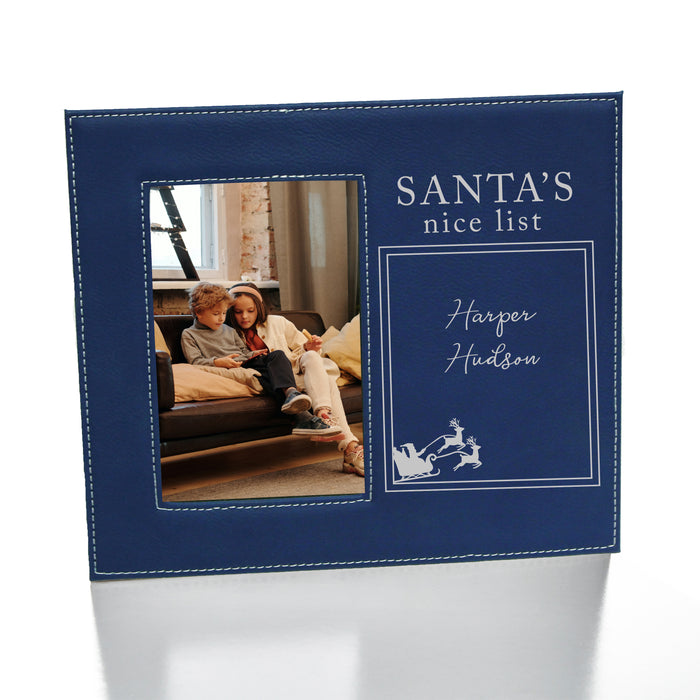 Personalized Santa's Nice List Picture Frame