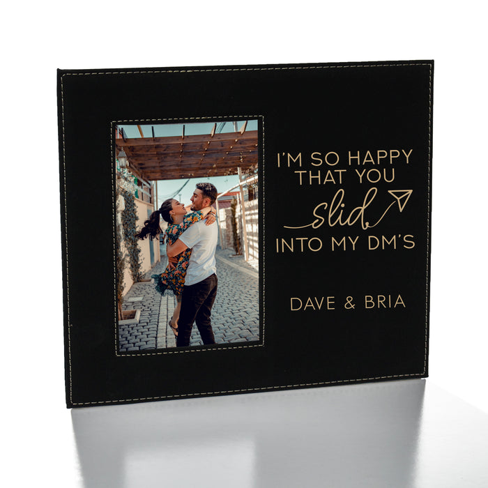 Personalized "Slid into My DMs" Picture Frame