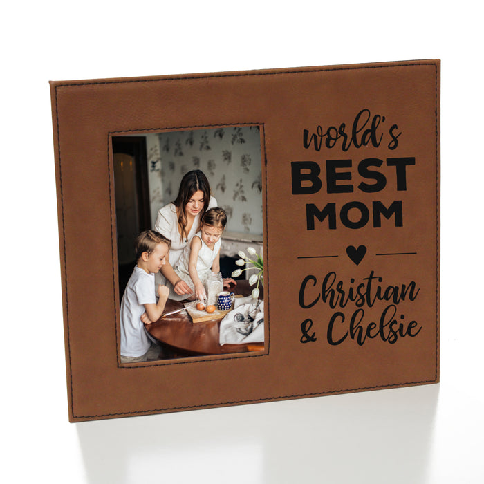 Personalized World's Best Mom Frame