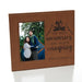 Personalized camping picture frame.