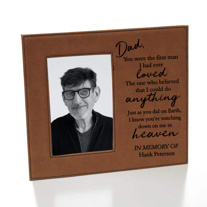 Personalized Dad Memorial Picture Frame