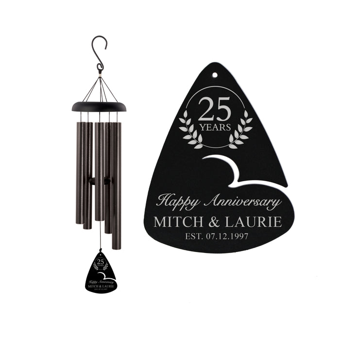 Personalized Anniversary Wind Chime