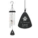 Personalized Pet Paw Print Wind Chime