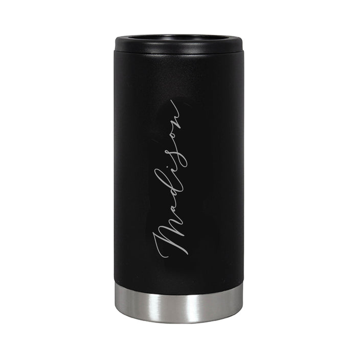 Monogram can cooler, Personalized Beverage Holder/Laser engraved