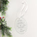 Personalized first Christmas as mr and mrs 2022 ornament.