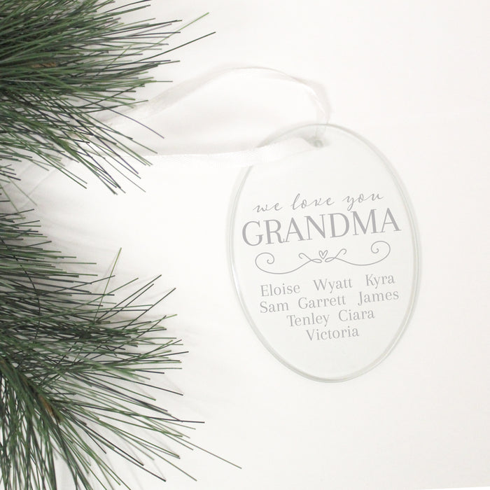 We Love Grandma Ornament Gift