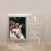 Personalized godparents baptism picture frame
