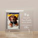 Personalized Pet Memorial Picture Frame in Glass
