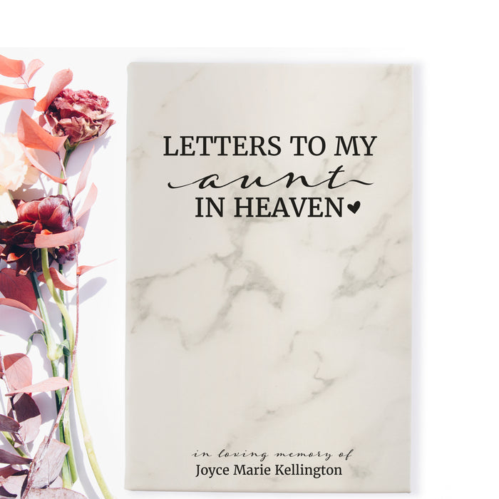Personalized "Letters to Aunt in Heaven" Journal