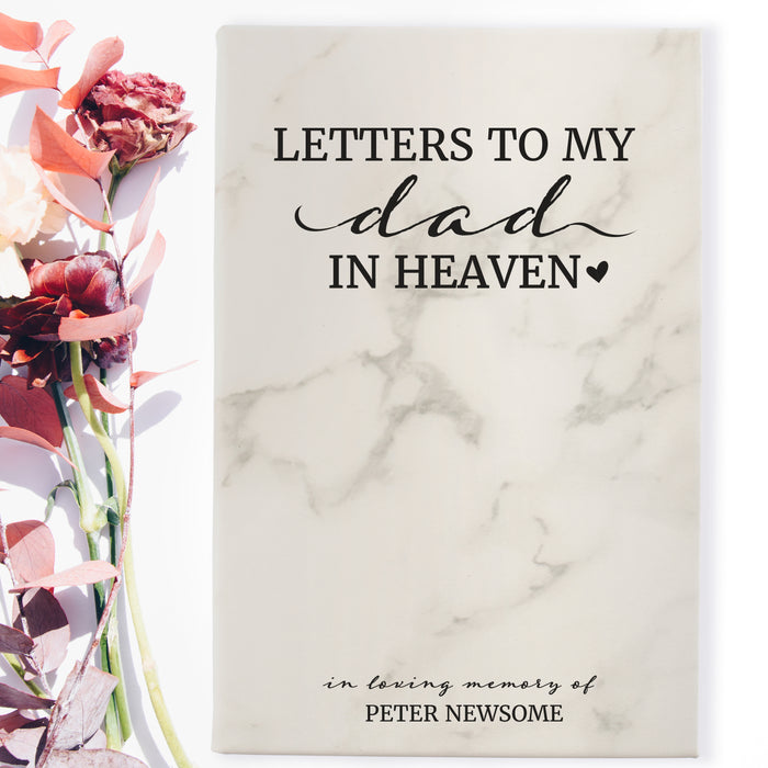 Personalized "Letters to Dad in Heaven" Journal