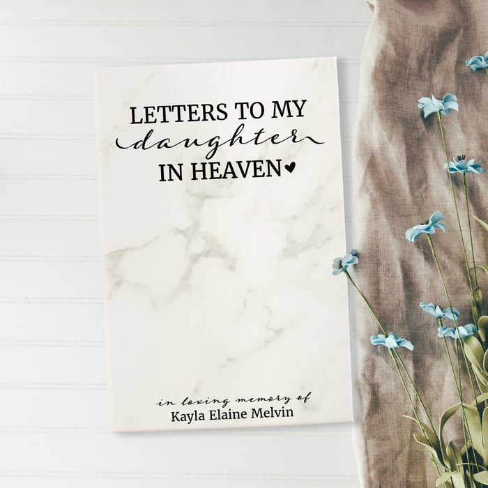 Personalized "Letters to Daughter in Heaven" Journal