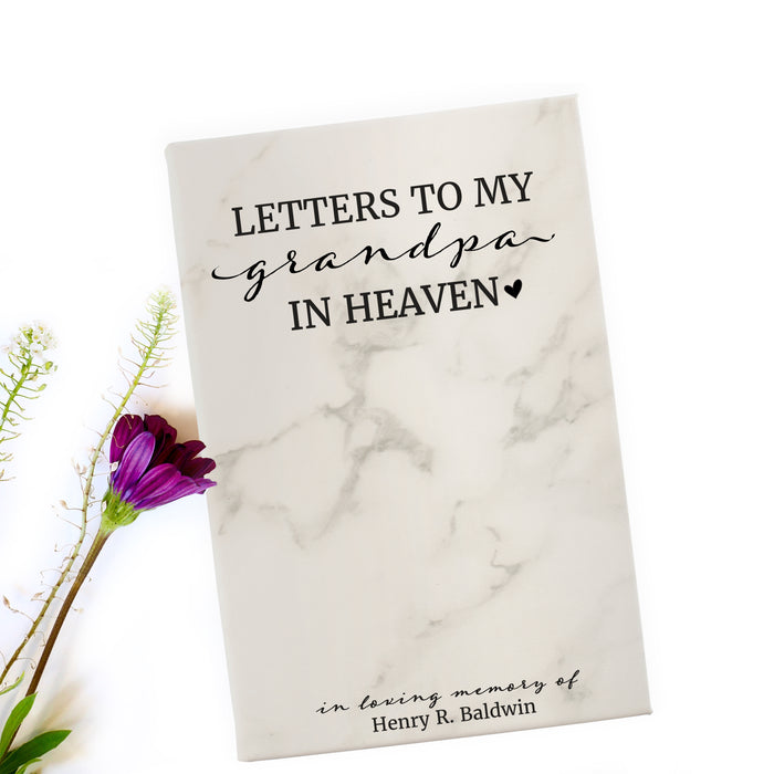 Personalized "Letters to Grandpa in Heaven" Journal