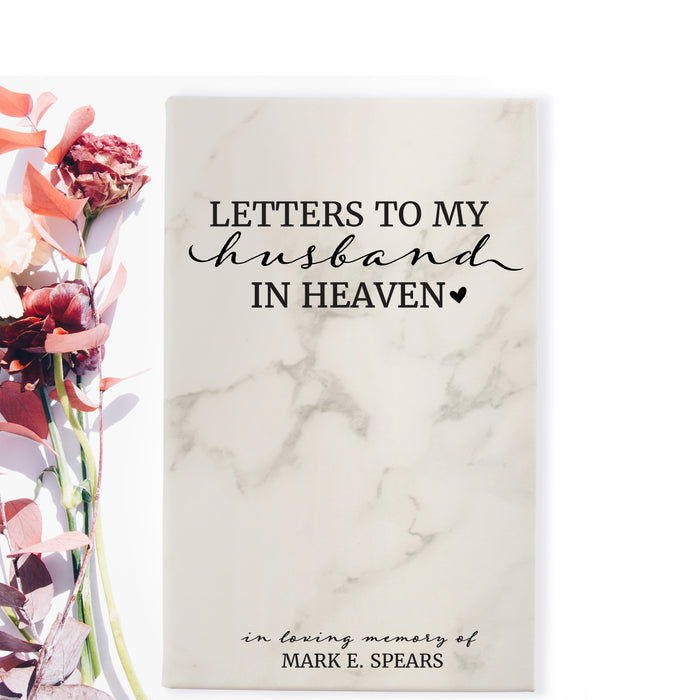 Personalized "Letters to Husband in Heaven" Journal
