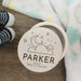 Personalized moon and stars keepsake box for baby