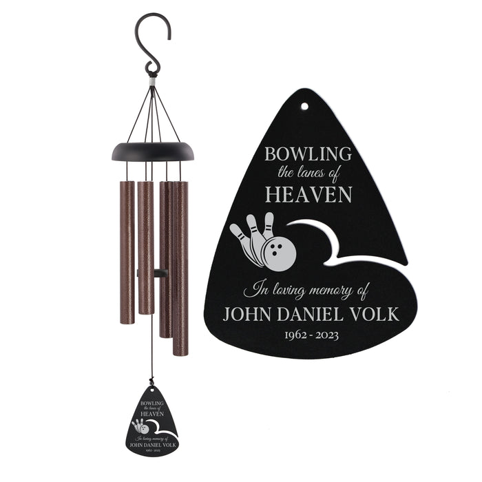 Bowling in Heaven Memorial Wind Chime