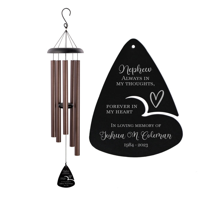 Personalized Nephew Memorial Wind Chime