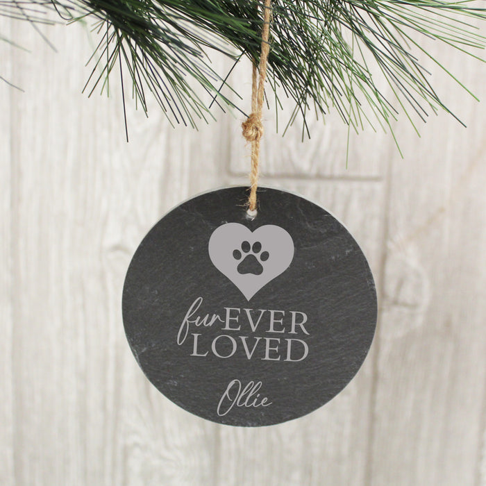 Personalized Furever Loved Pet Ornament