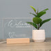 Personalized Office Welcome Sign Lighted