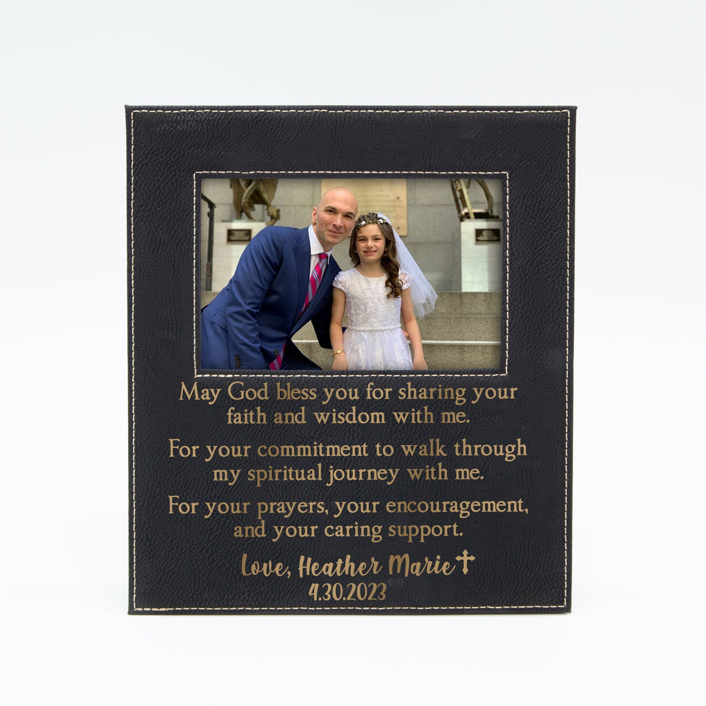 Personalized Confirmation Sponsor Picture Frame — 28 Collective