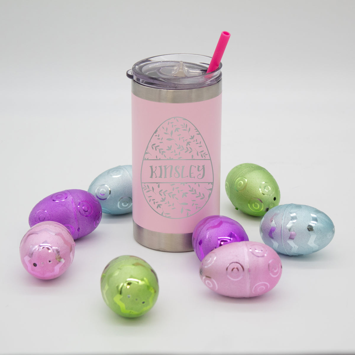 Personalized Floral Easter Egg Tumbler for Kids — 28 Collective