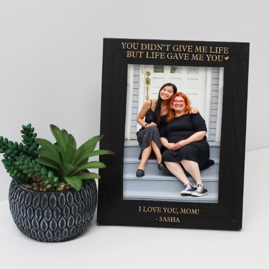 Personalized "Life Gave Me You" Picture Frame